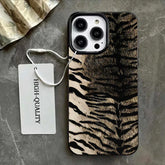 Luxury Tiger Skin Silicone Phone Case for iPhone